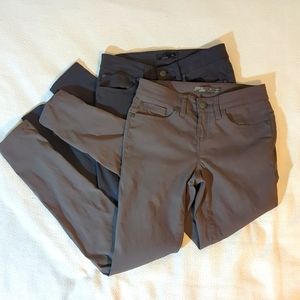 prAna Briann Pants 00 Petite Pants- Lot of 2